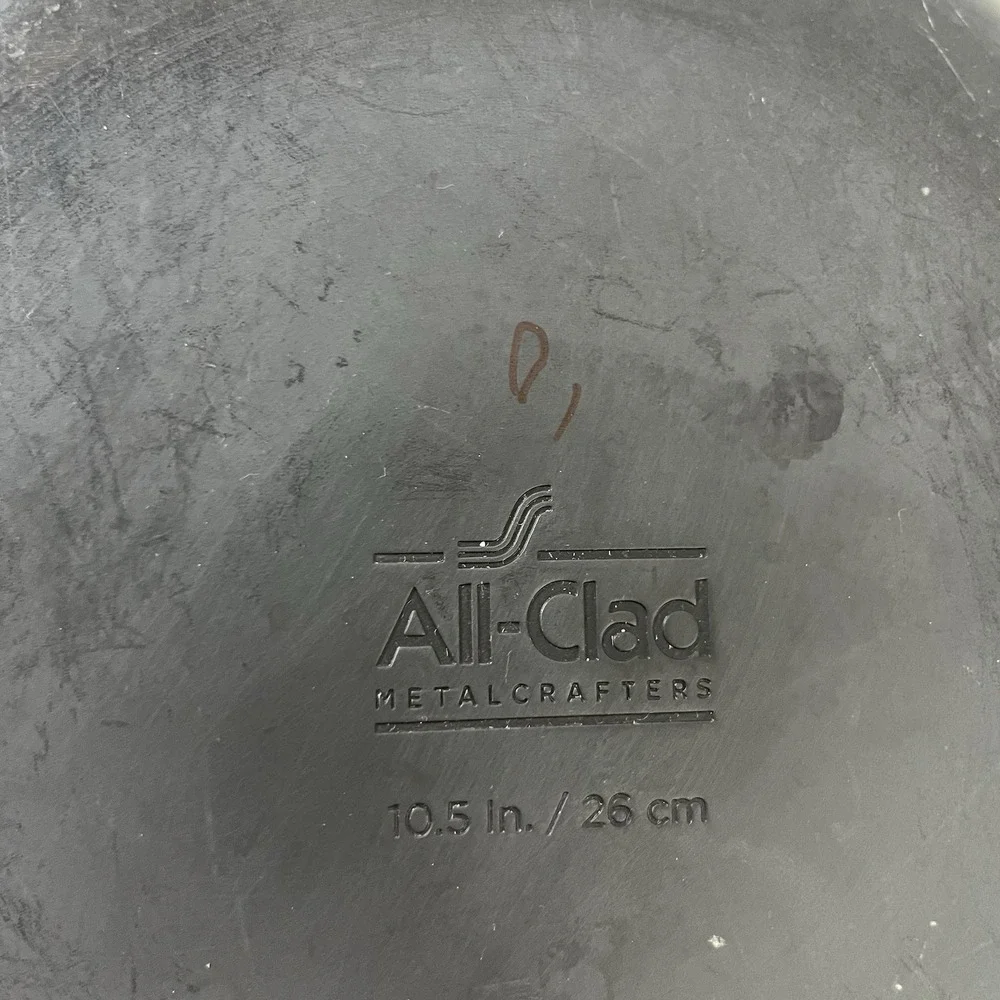 All Clad Metal‎ Crafters 10.5 Inch Pan Black Frying Skillet Cookware Fry Pan